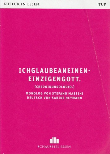 Programmheft stefano massini - programmheft,