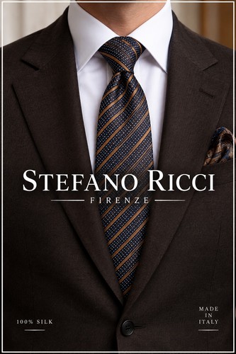 Stefano ricci 100 silk - ricci, tie